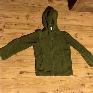 REI Forest Green Kids' Fleece Coat